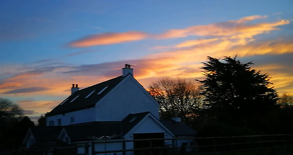 November morning sky in Brynsiencyn
